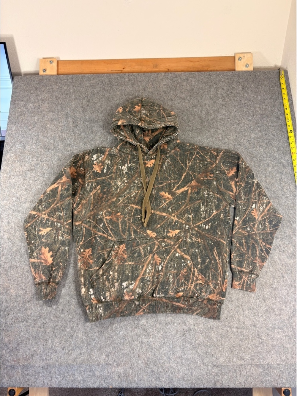 Vintage Energy Zone camo pullover hoodie Mens Large